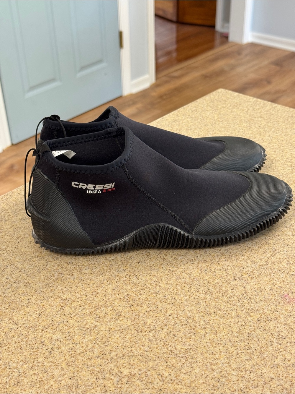 Cressi Ibiza 3mm Neoprene Black Dive Low Boot Shoes 13 47/48 New